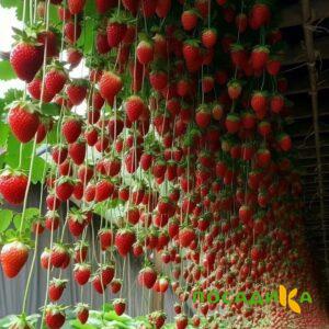 Клубника ампельная Анастасия купить по цене от 370р. в интернет-магазине «Посадика» с доставкой почтой в в Эртилье и по всей России – [изображение №1].